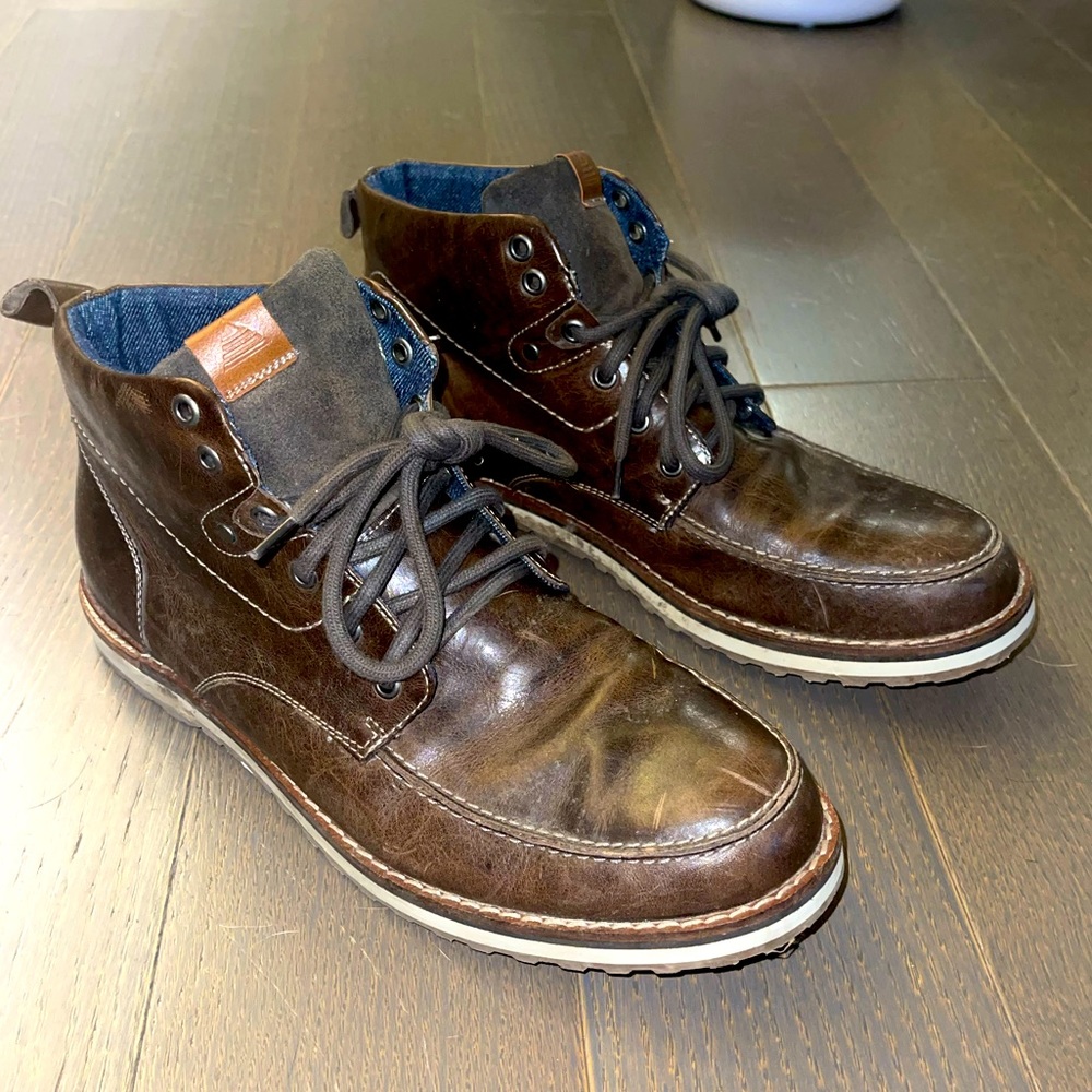 Aldo Brown leather boots size 11
